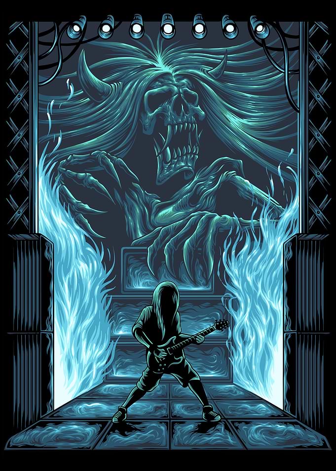 Guitarist performance