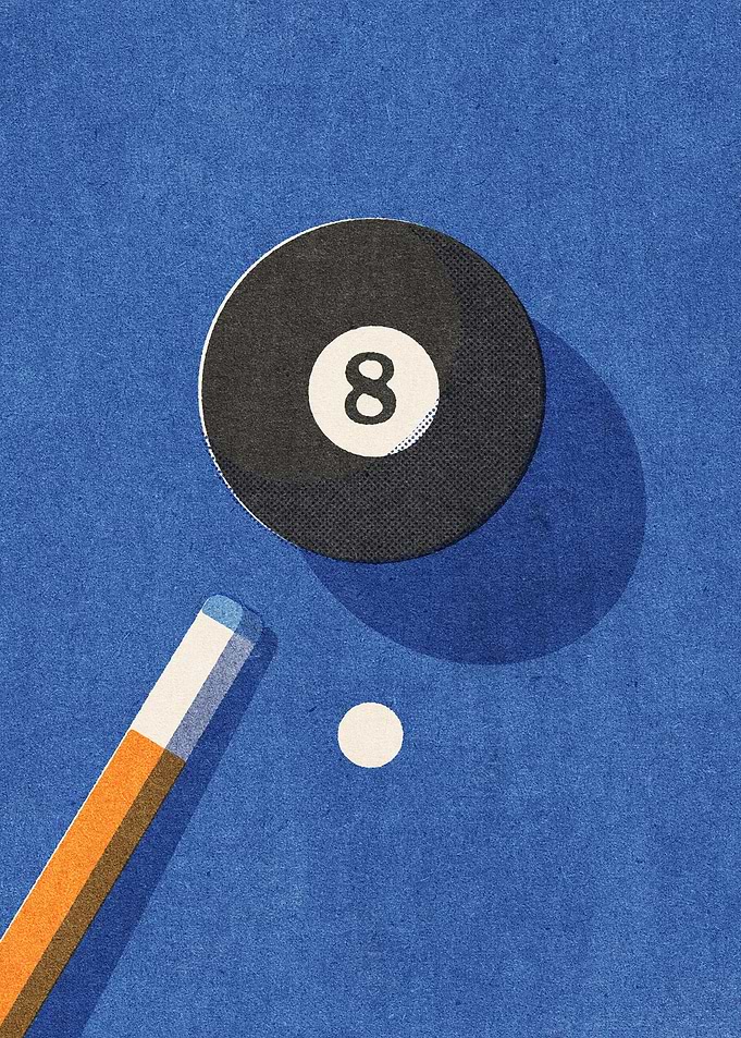 Billiards Ball 8 I