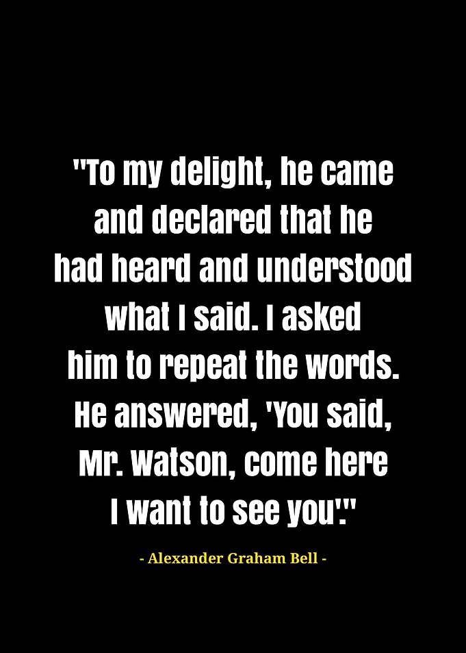 Graham Bell quotes
