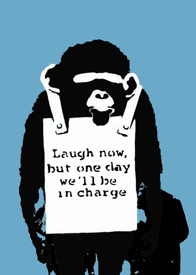 Banksy Monkey