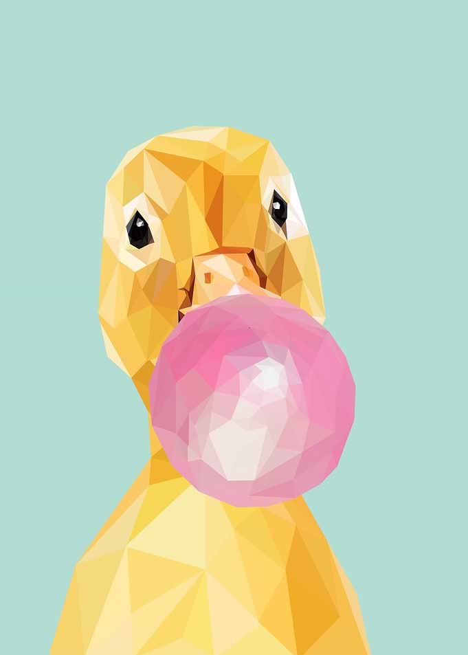little duck bubble gum