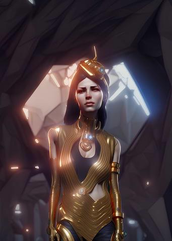 futuristic art