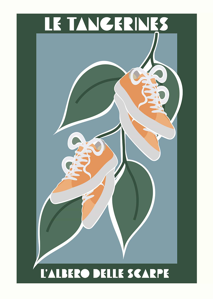 Orange shoes grow on trees