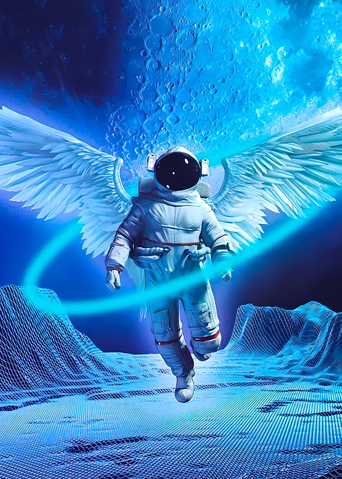 Astronaut Had A Wings Fly