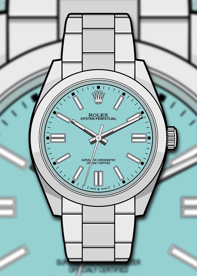 Tiffany Blue Oyster Watch