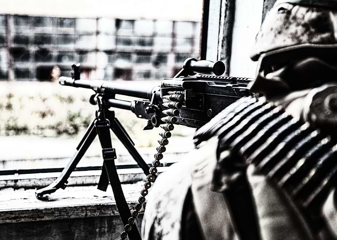 Machine gunner