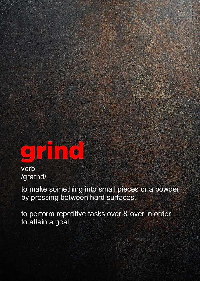 grind definition posters