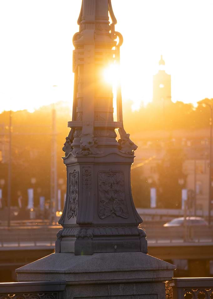 Sunset in stockholm
