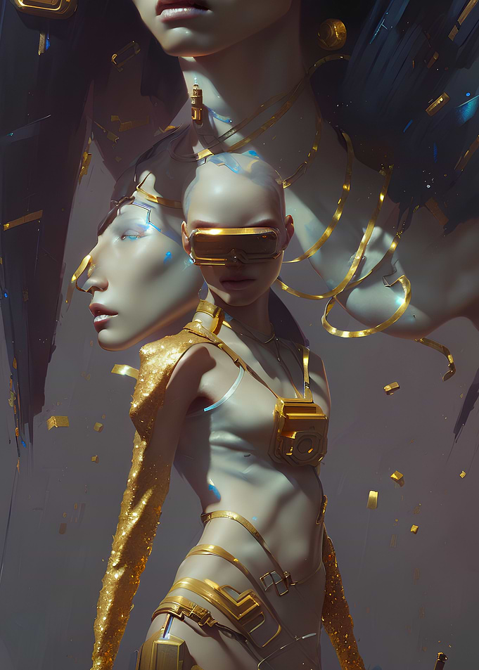 futuristic art