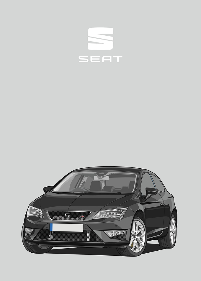 seat leon fr black
