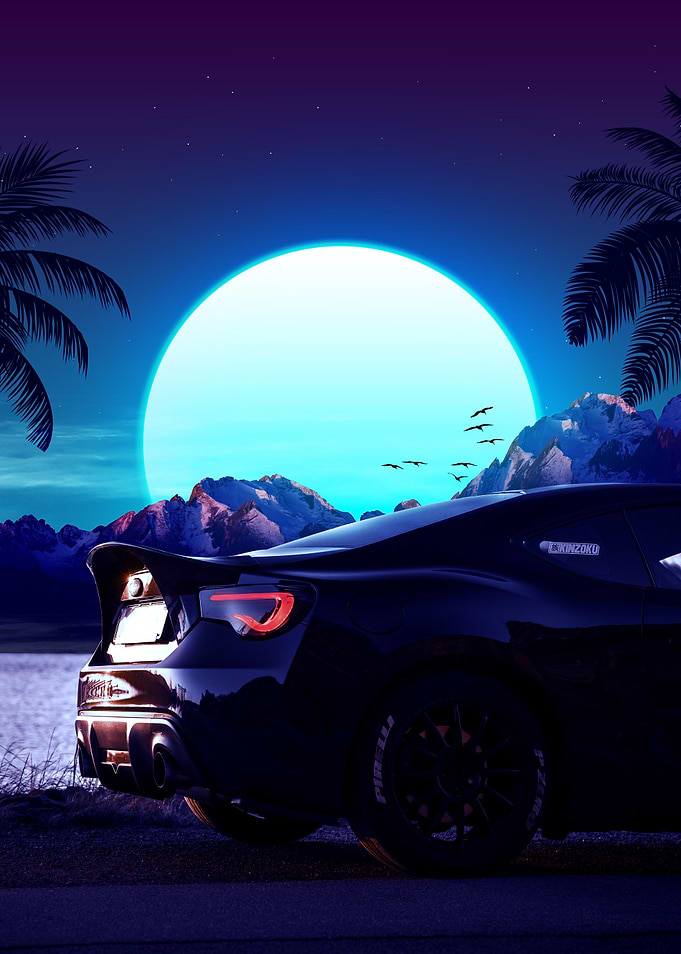 night ride synthwave