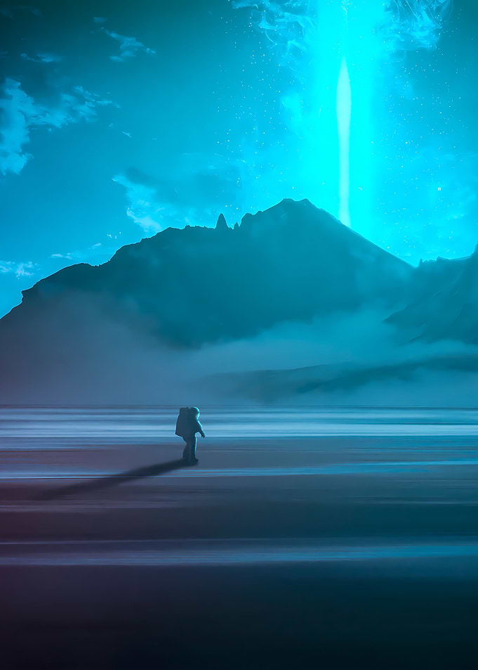 Astronaut Walks Alone