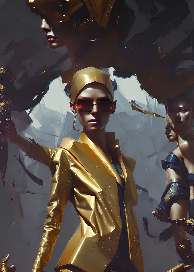 futuristic art