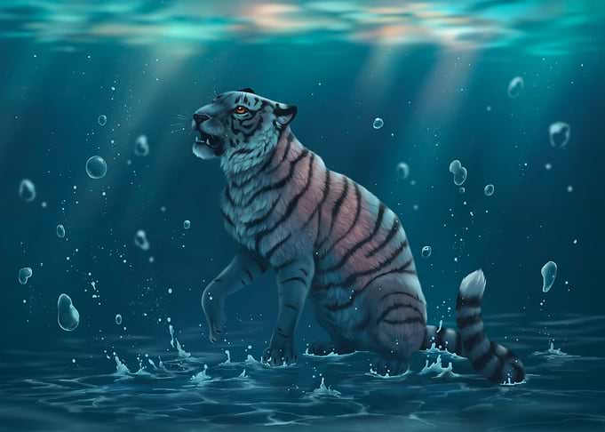 Underwater Tiger