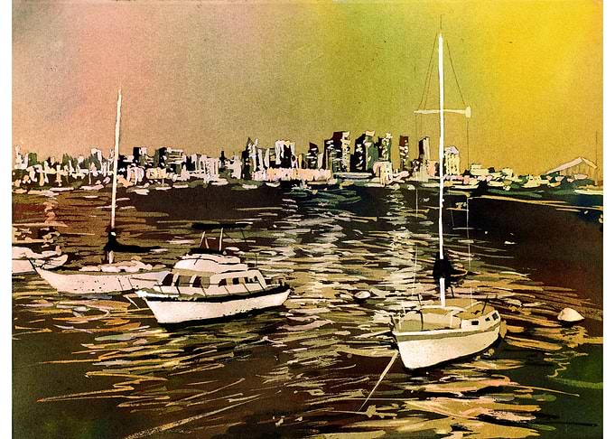 San Diego Harbor skyline