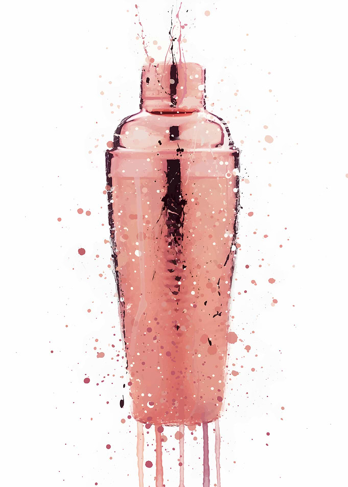 Cocktail Shaker Rose Gold