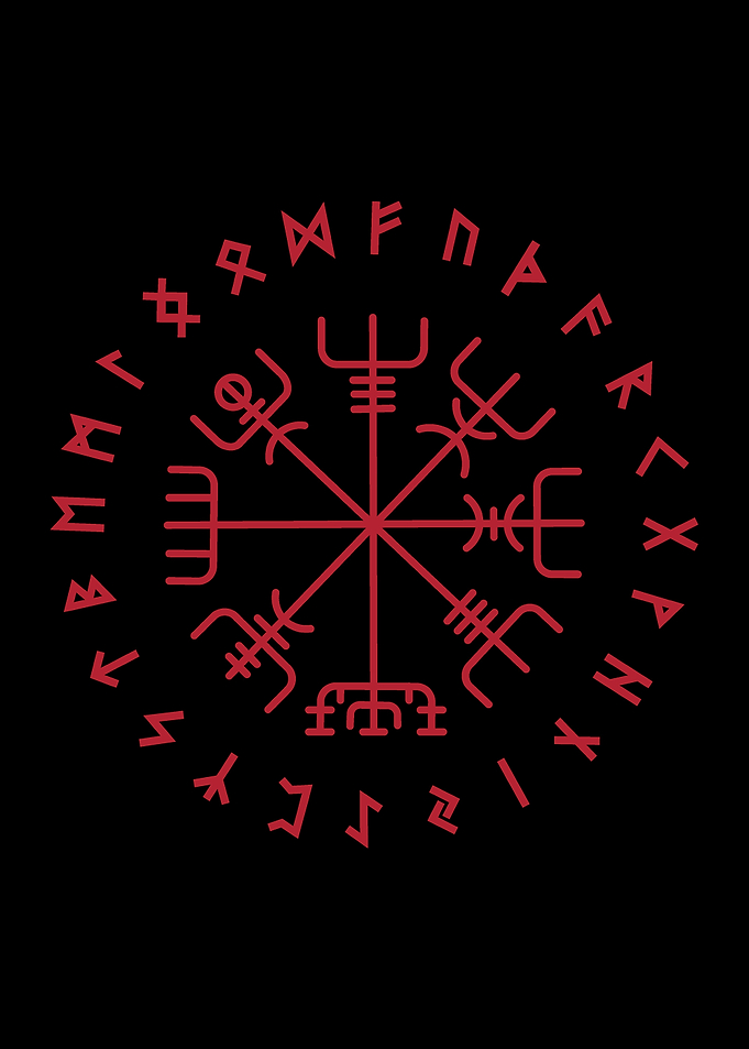 Vegvisir Viking Runes