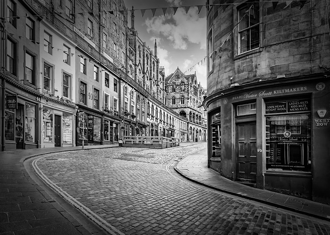 West Bow in Edinburgh