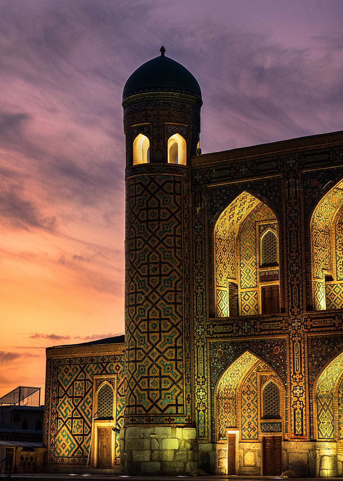 Dusk in the Registan