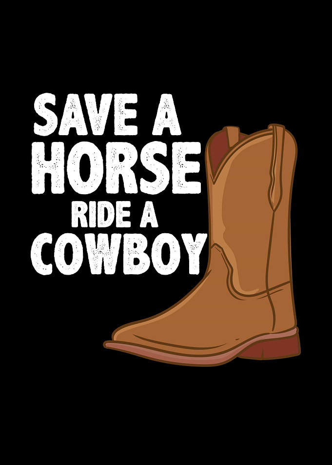 Funny Cowboy motif