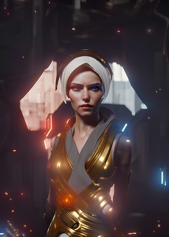 futuristic art