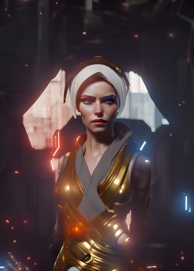 futuristic art