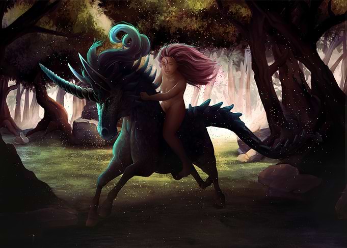 The Nymph and Kirin