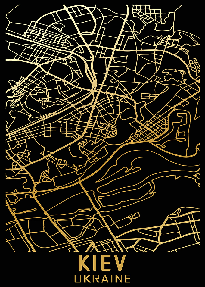Kiev Ukraine City Map