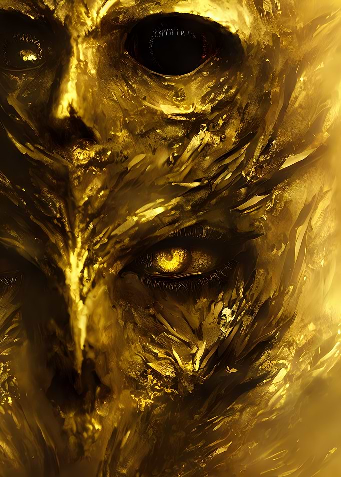 Golden eye of hatred