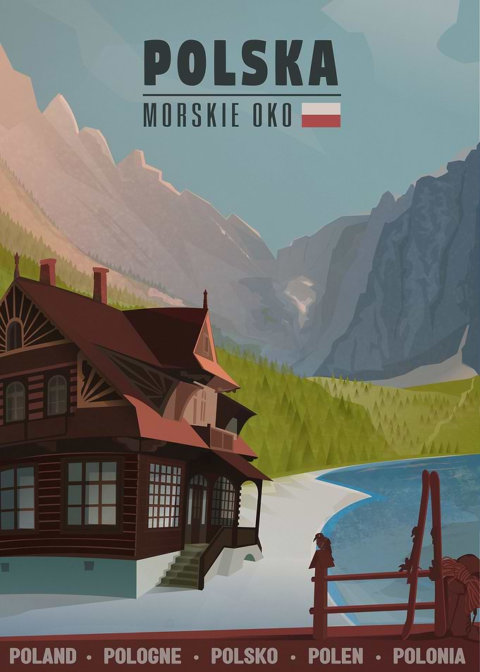 Polish mountain landscape