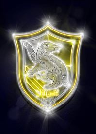 Hufflepuff Neon Emblem