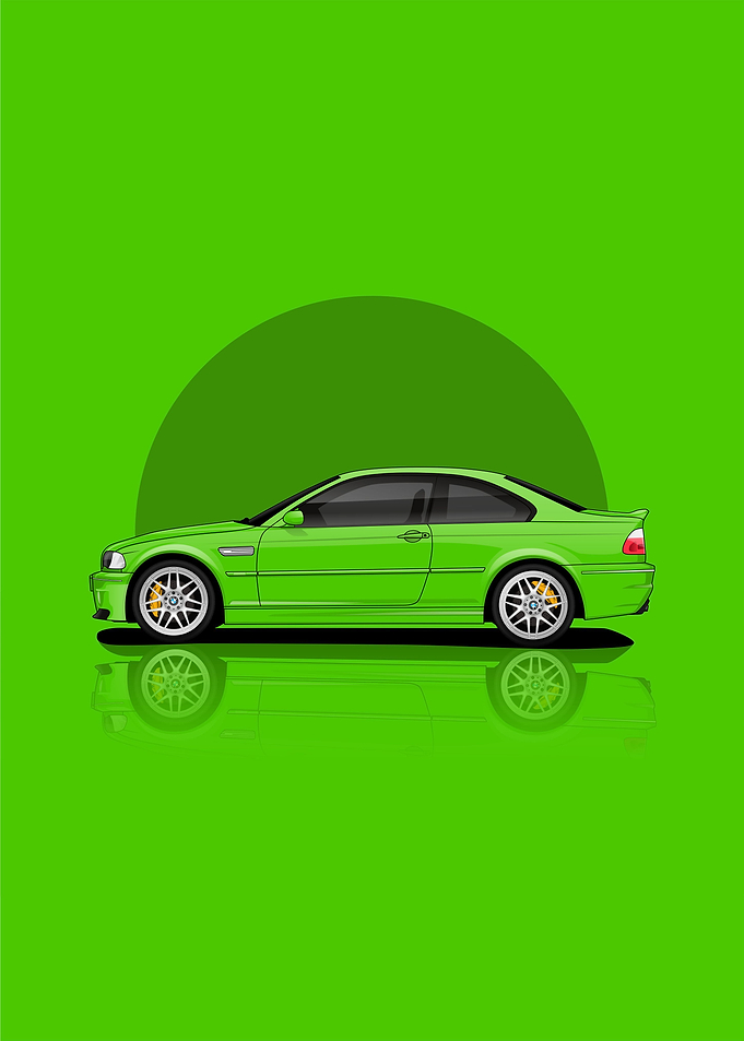 Art BMW M3 2005 Green