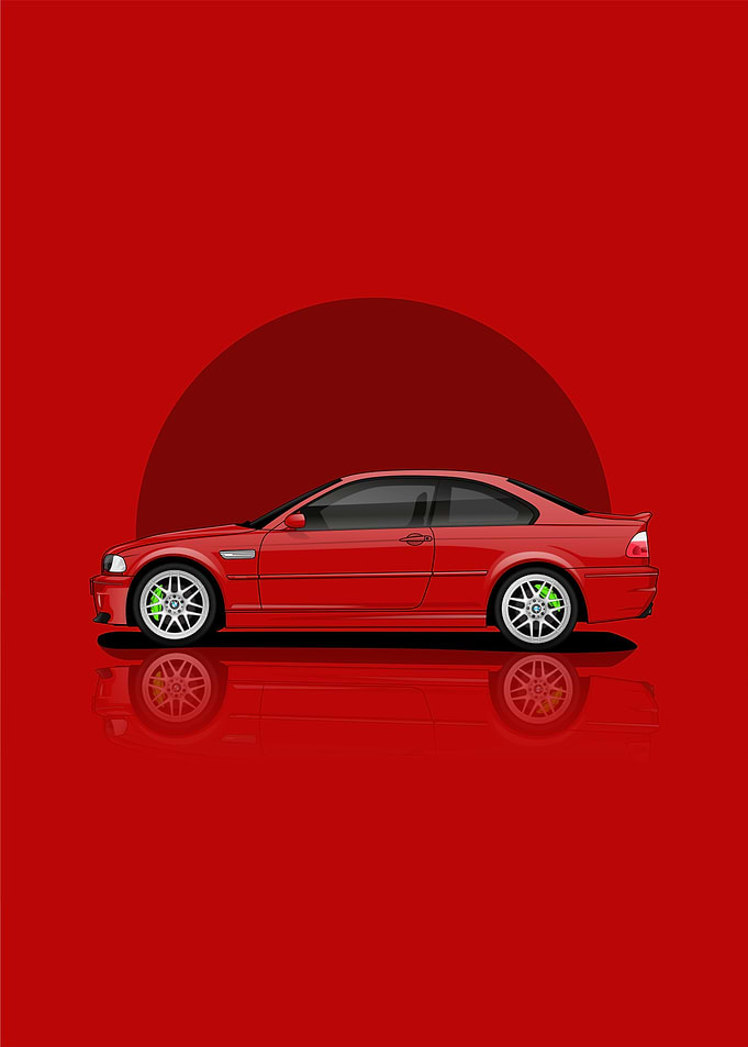 Art BMW M3 2005 Red