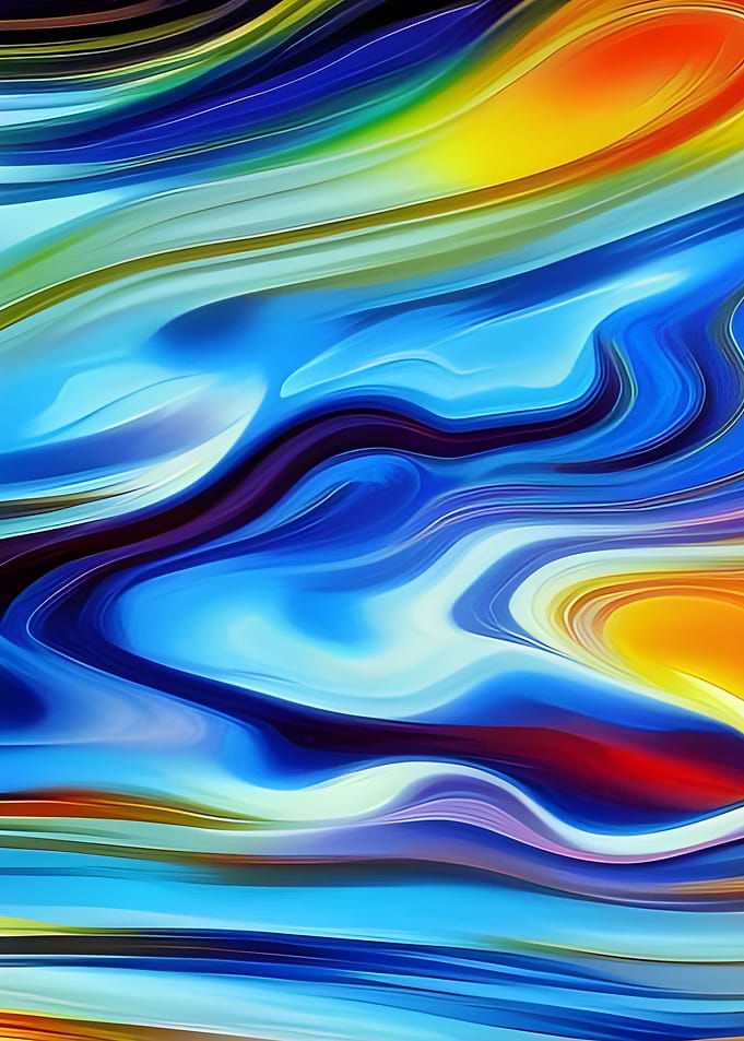 Abstract colourfull paint