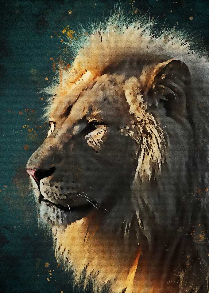 Splatter King Lion