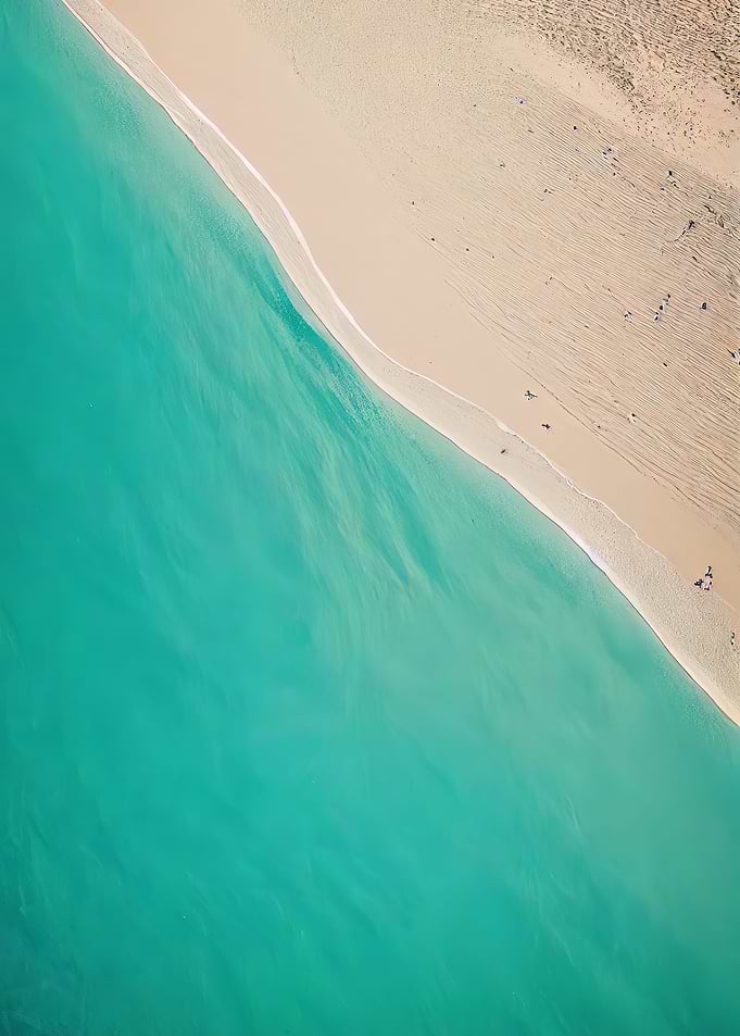Blue Ocean Tan Sand