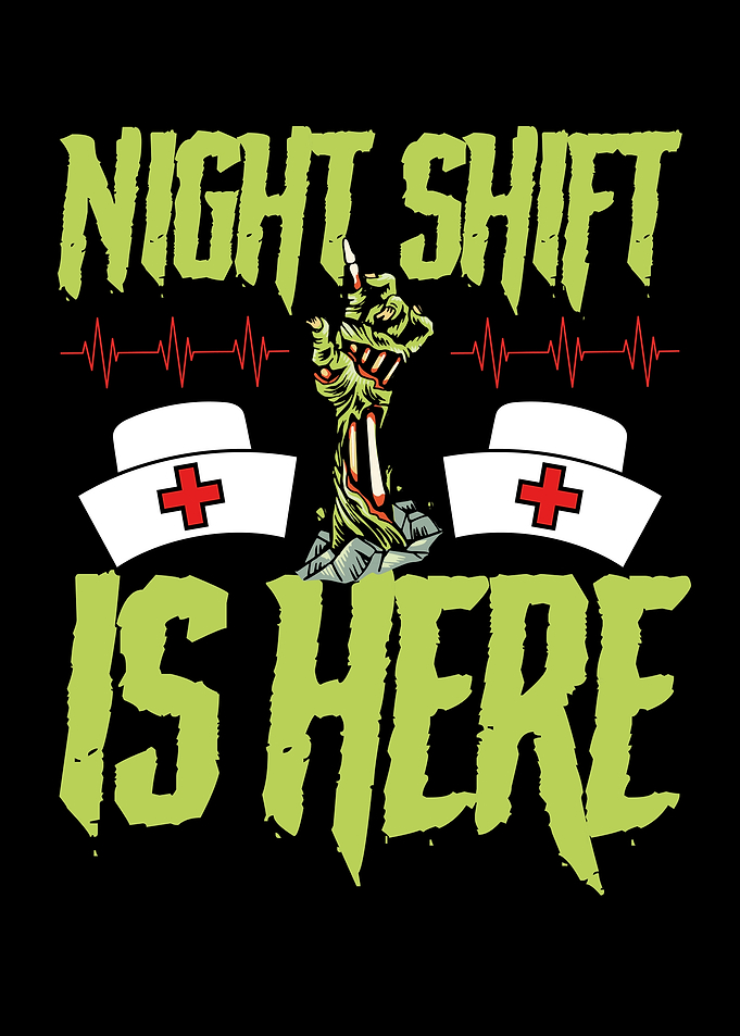 Zombie nurse on Halloween