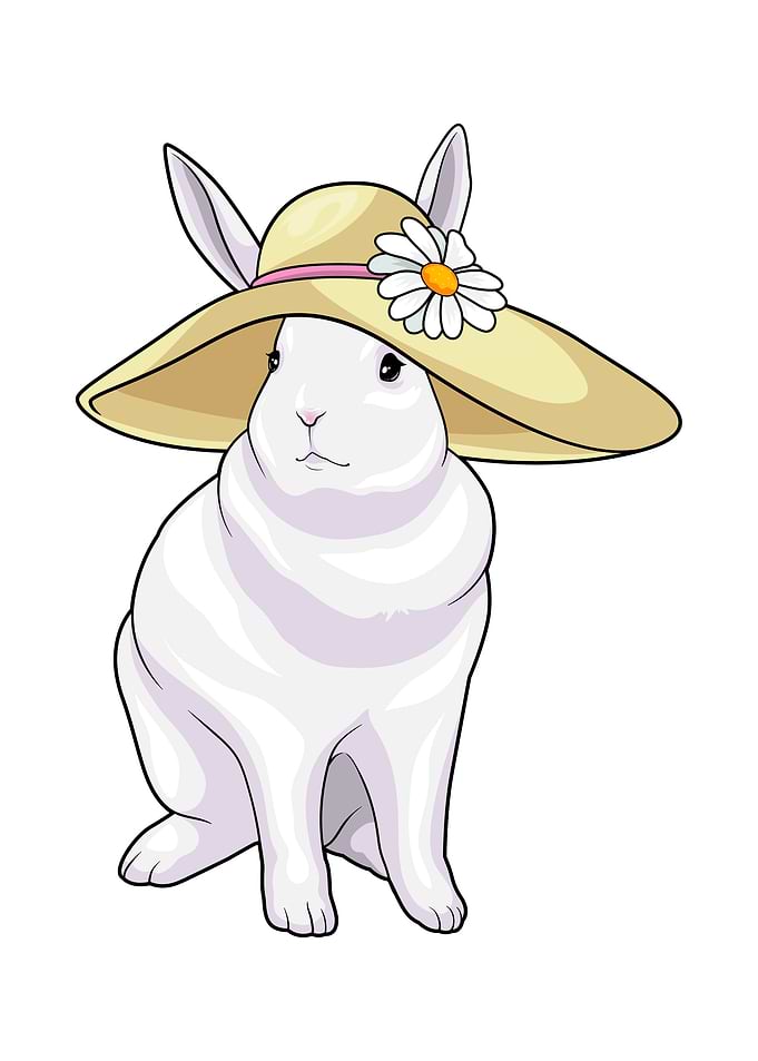 Bunny Hat Flower