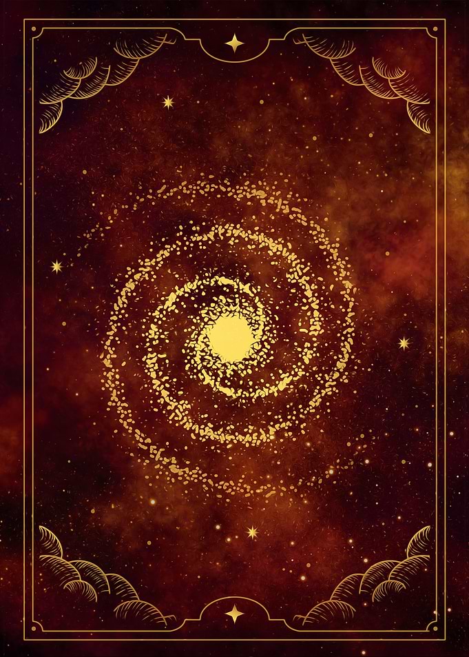 universe tarot card