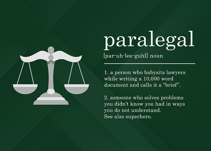 Funny Paralegal Definition
