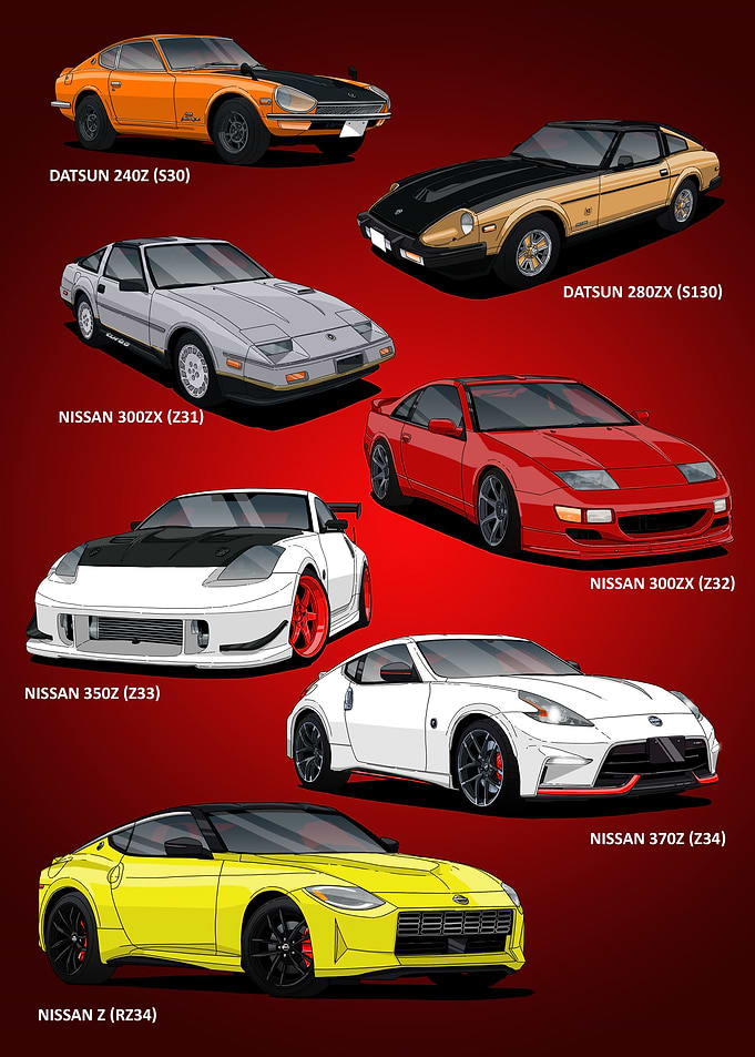 NISSAN Z cars Family