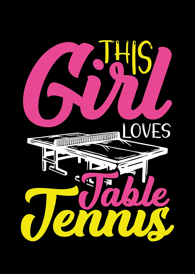 This girl loves table tenn