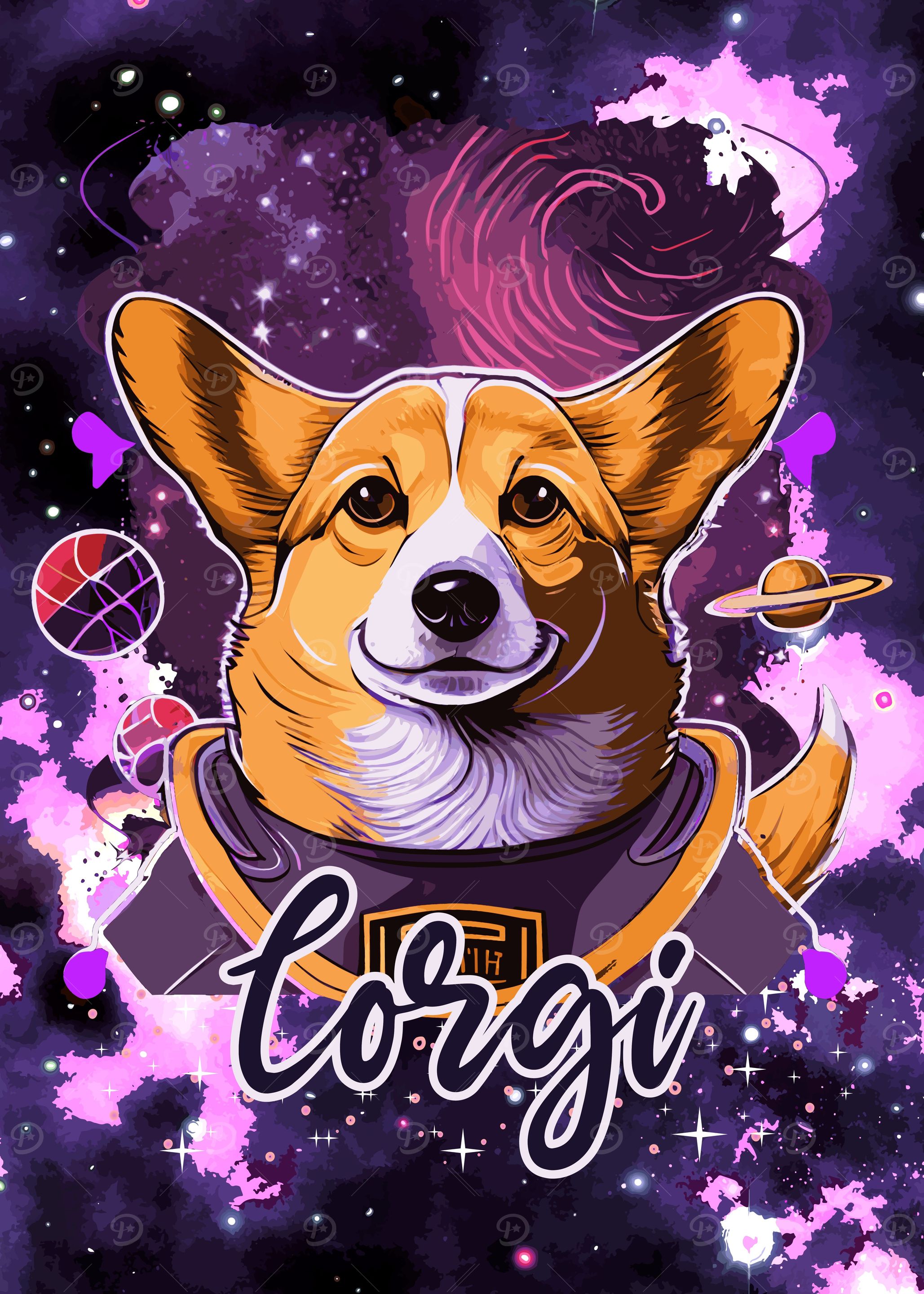 Space Suit Corgi Astronaut