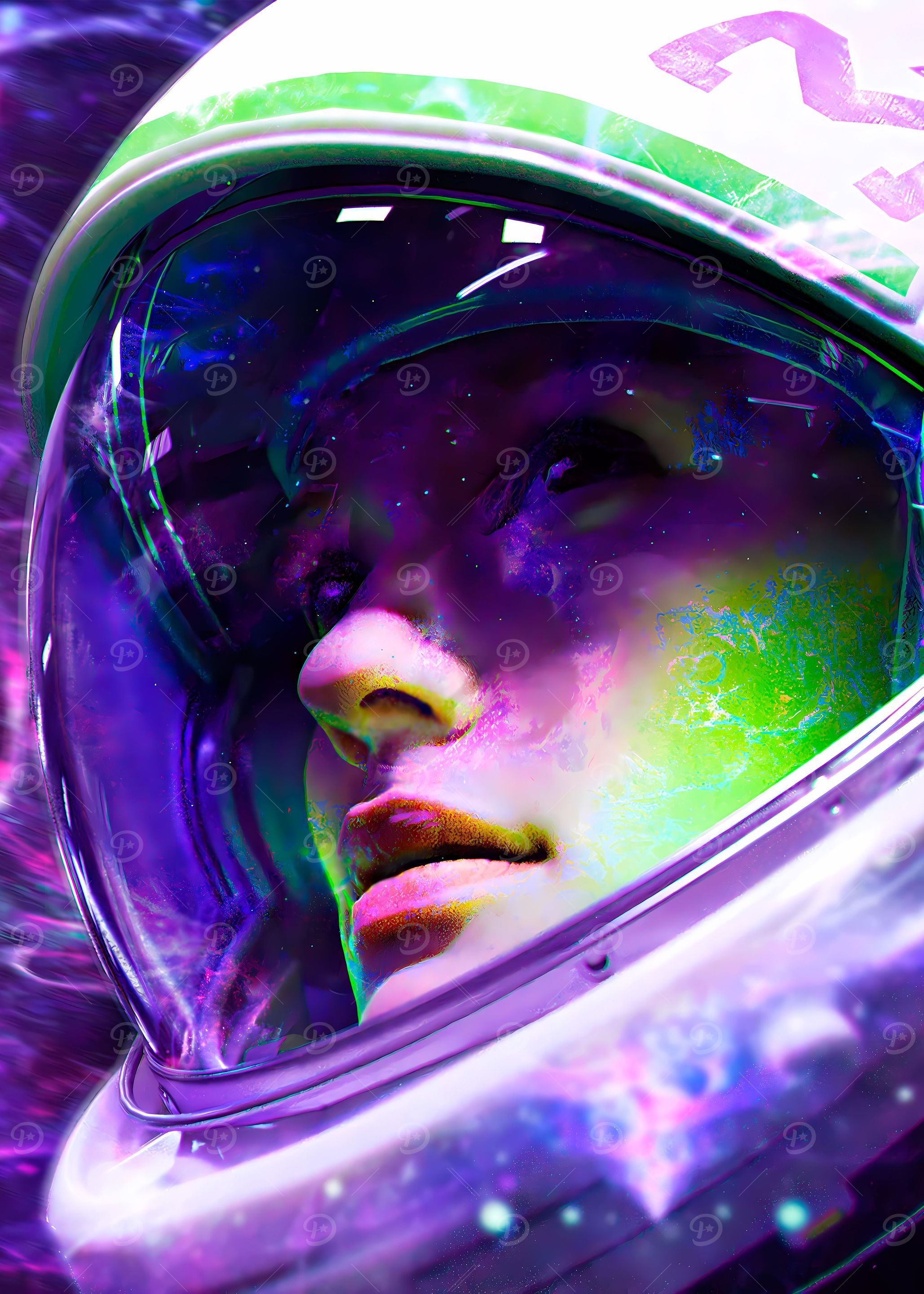 The Face Astronaut Smile