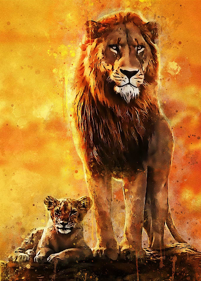 Icon Family Lion