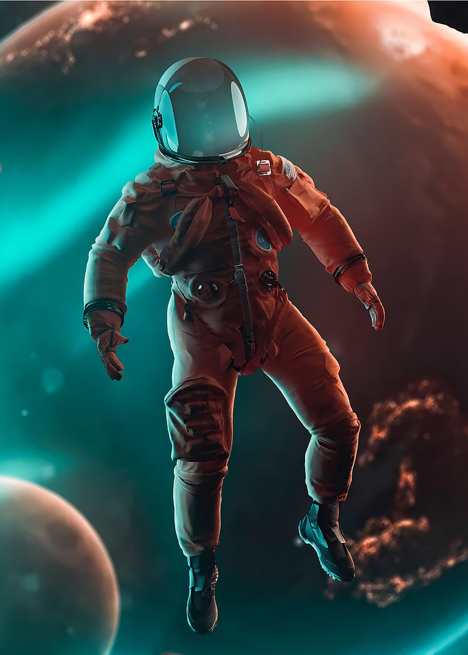 Astronaut NASA Flying