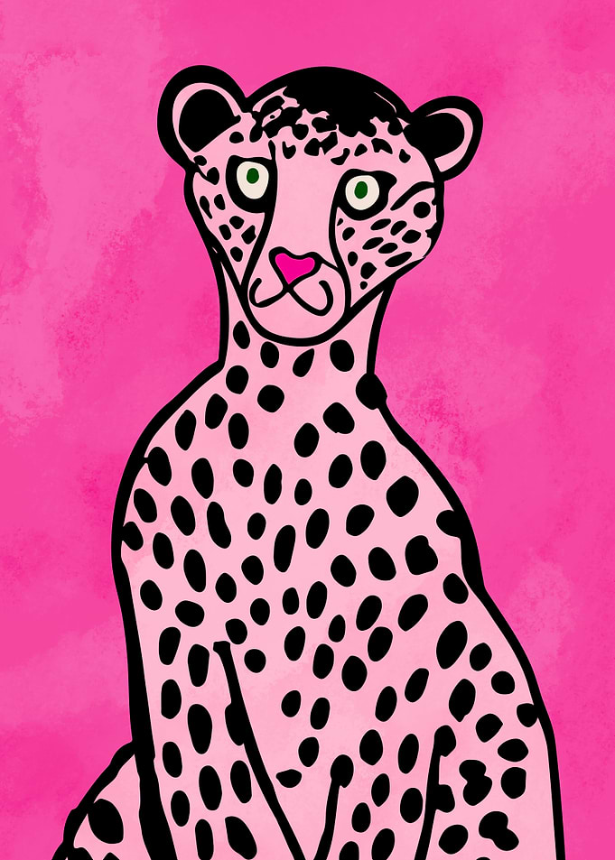 Pink Panther Painting