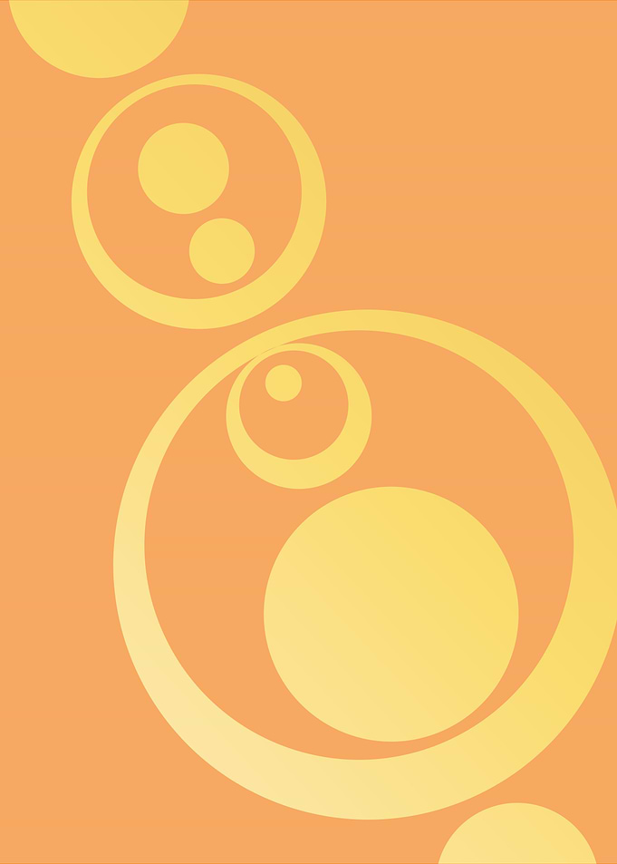 Circles on orange