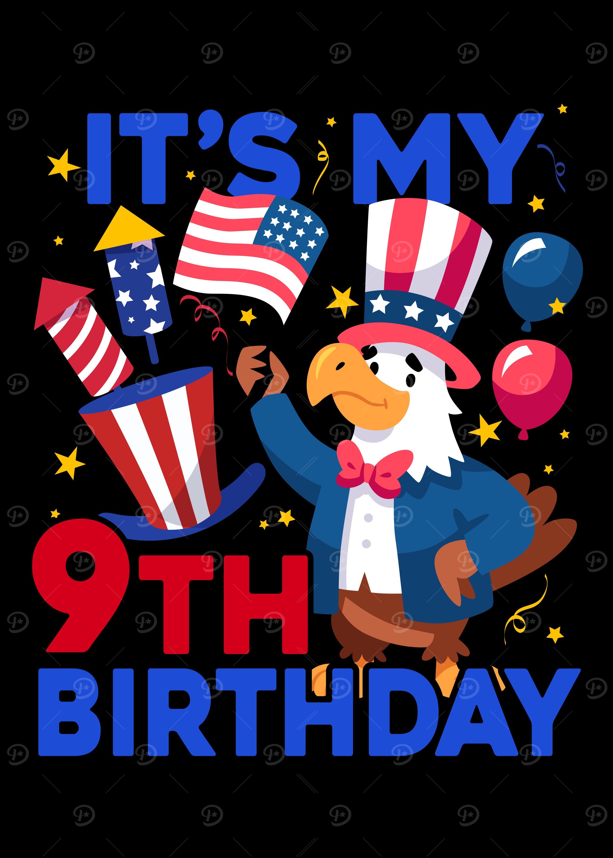 9th Birthday Firecracker