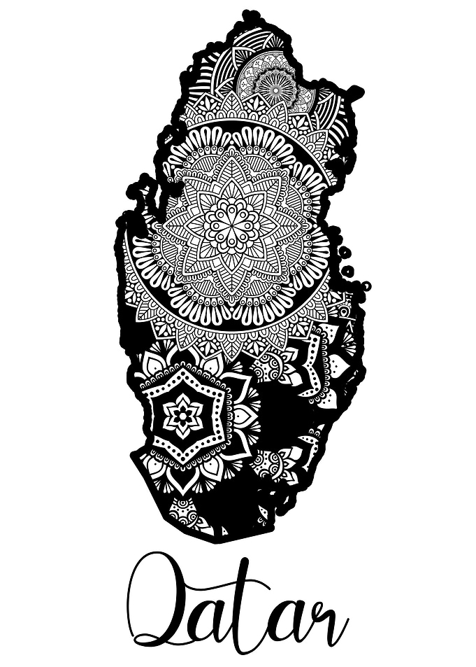 Qatar Land Map